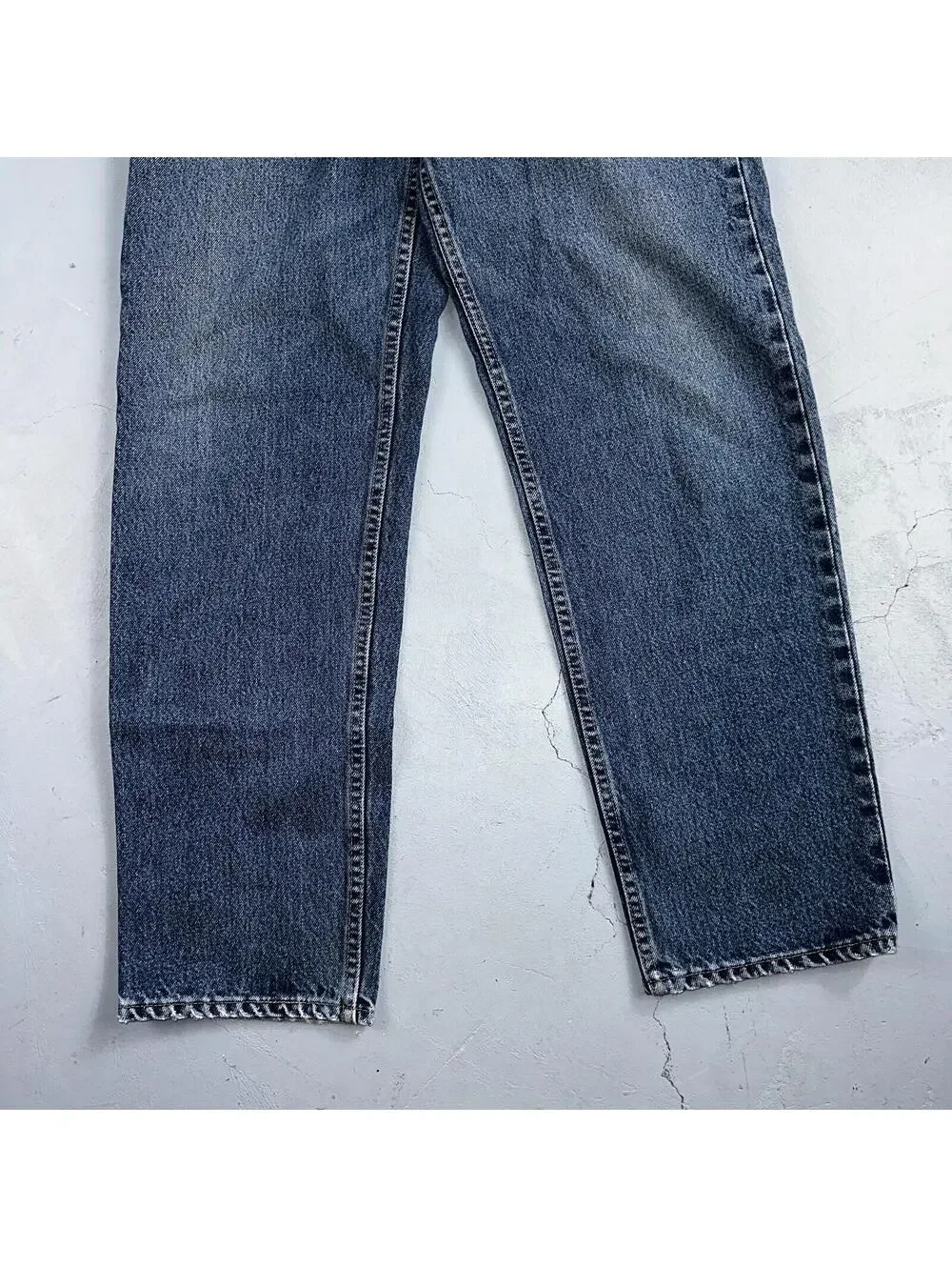 Levis 550 Vintage 90s USA Red Tab Relaxed USA Blue Med Wash Jeans 32x32 Ac 31x30